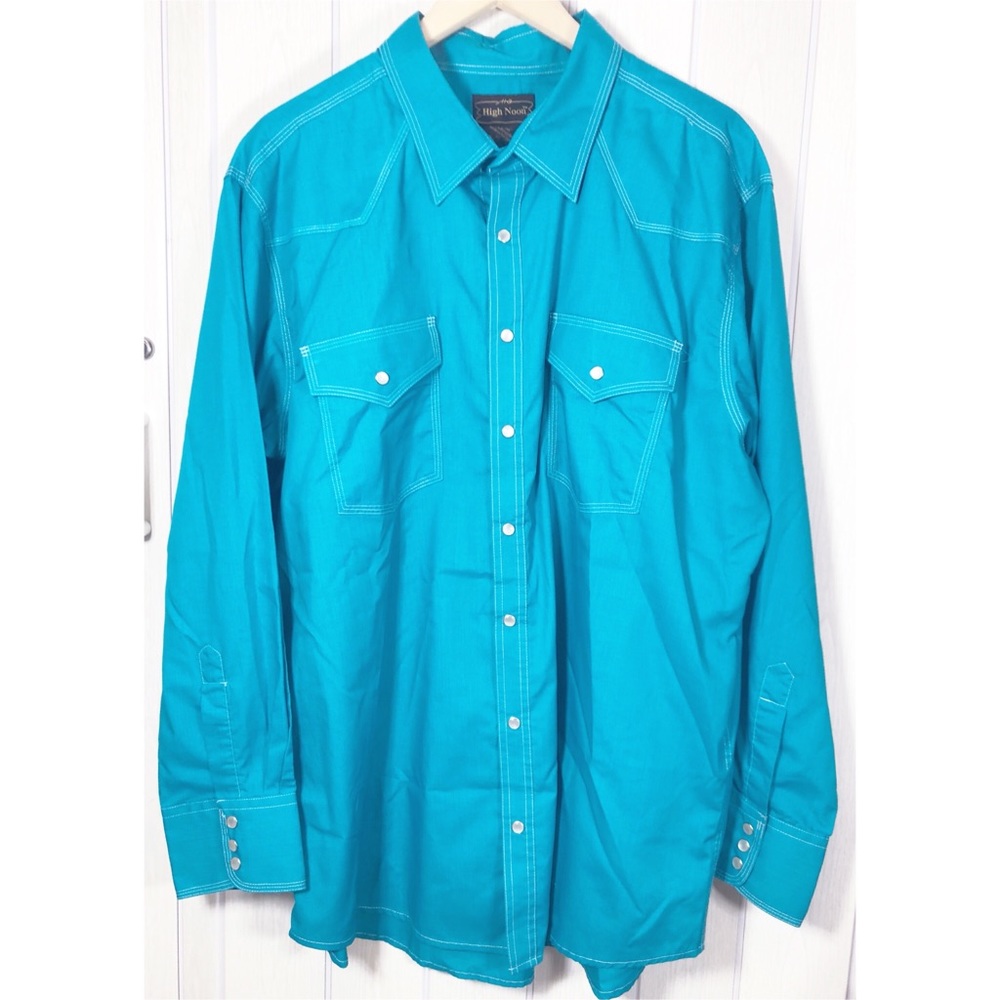 ! High Noon Western Button Down Pearl Snap XL